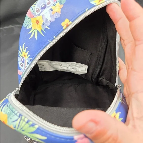 Loungefly Stitch Tropical Mini Backpack - Picture 6 of 6